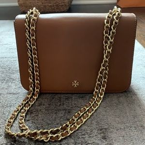 Tory Burch Saffiano Leather Robinson Chain bag